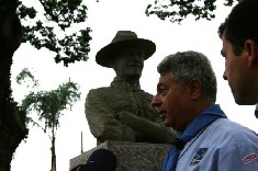 Largo Baden-Powell em Curitiba homenageia o fundador do Escotismo